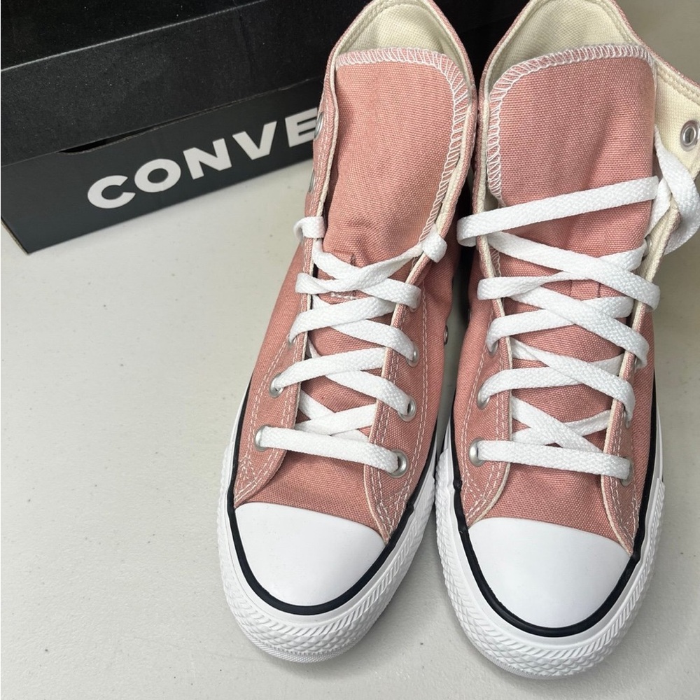Light Pink High Top Converse